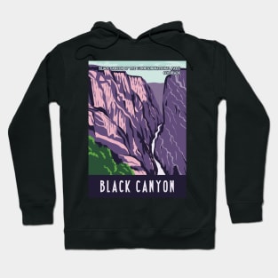 WPA Poster of Black Canyon of the Gunnison National Park Colorado, USA Hoodie